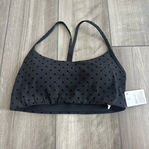Lululemon Athletica Black Polka Dot flow y